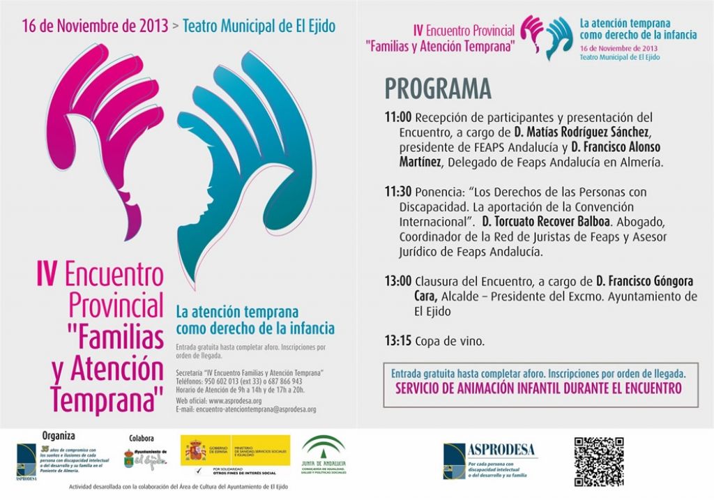 IV Encuentro Provincial de Familias y Atención Temprana de Asprodesa